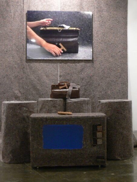 José Cosme · ¿Dónde está el elemento 3? · videoperformance, Joseph Beuys, Manresa, Fluxus y Videoteca de Castilla-La Mancha